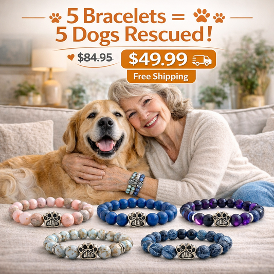 5 Dogs Rescued — Ultimate Rescue Bracelet Set