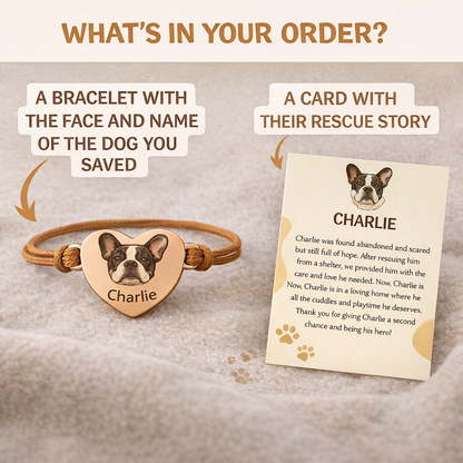 Rescue Dog Bracelet – Wear the Dog You Saved