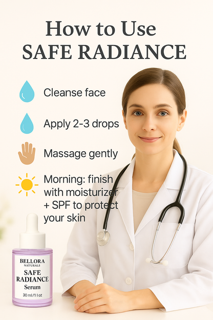 Bellora Naturals SAFE RADIANCE – Bakuchiol Peptide Serum