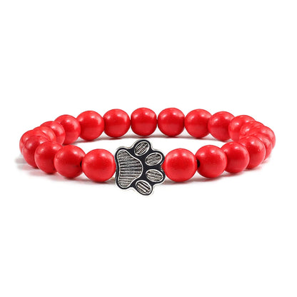 Pulsera roja rubí